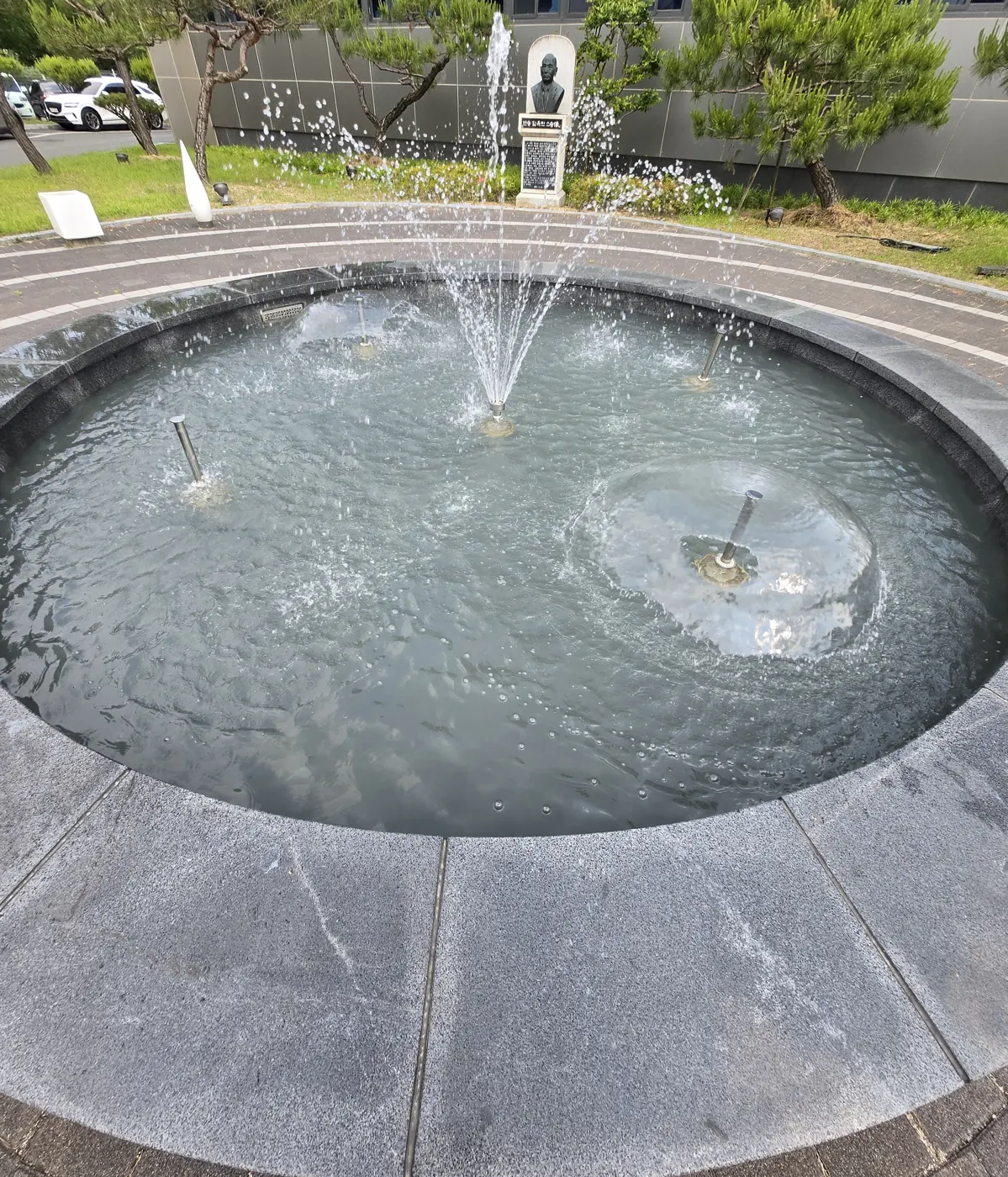 경주 ○○고등학교 분수대 바닥 에폭시 방수 줄눈 사진 14